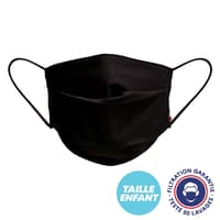 UNS1 50 lavages - Masque pour enfant en polyester noir