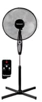 Ventilateur sur pied TECHWOOD 40 cm - 45W - Noir + télécommande 