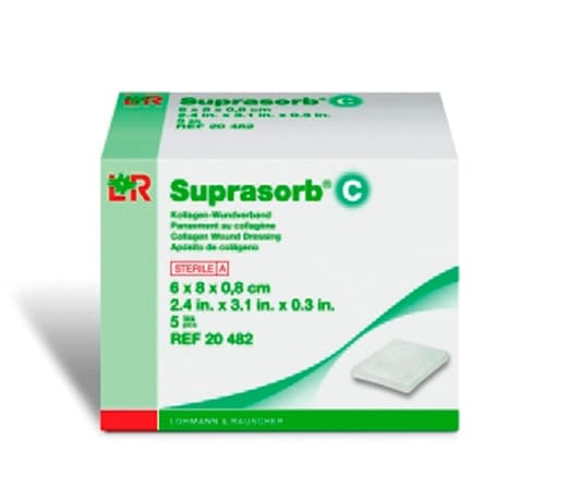 Pansement Suprasorb C Colagene 8X12X0,8Cm