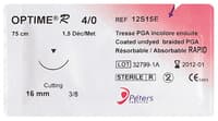 Suture OPTIME R DEC 1 USP 5/0 14mm F75cm