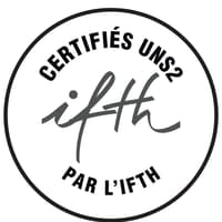 Masque en tissu barrière noir (Adulte) - 10 lavages (UNS2) - AFNOR