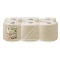 LUCART - Papier toilette Mini jumbo 180 M EcoNatural - 12 rouleaux