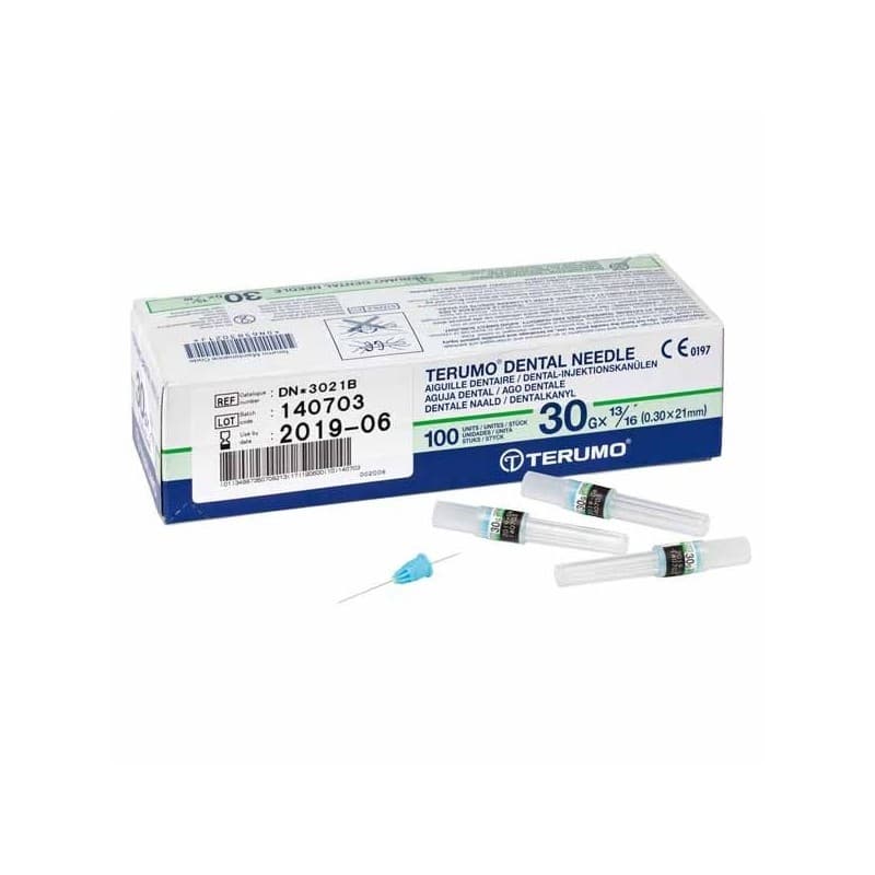 Aiguille Terumo stérile 30g 16mm diam 0.30