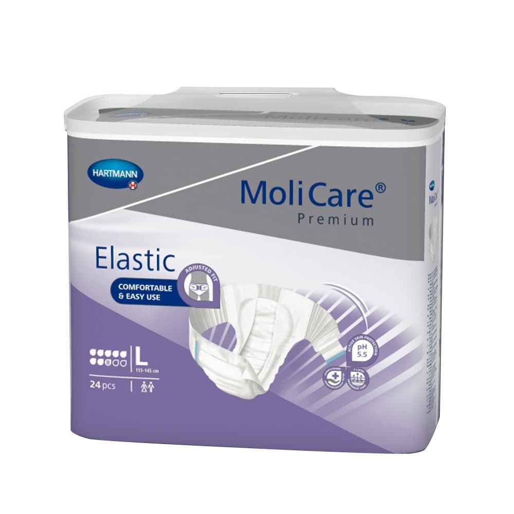 MoliCare Premium Elastic 8 Gouttes - Taille L - Changes complets